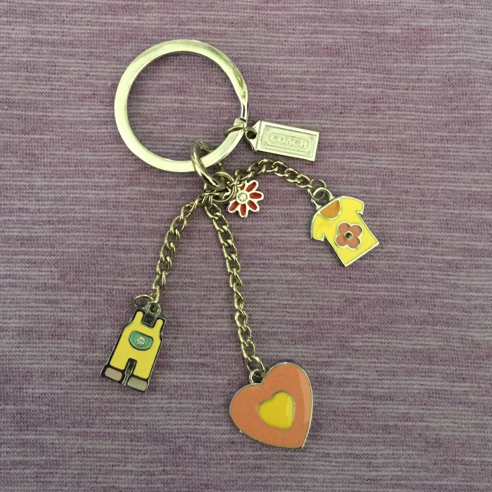 Coach Charm Key Holder